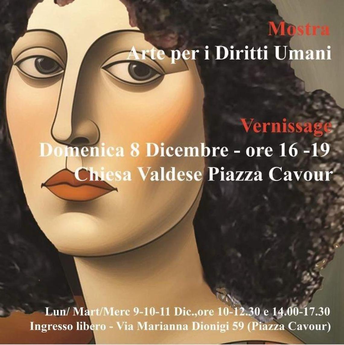 Simona Sarti e Alessandra Degni ad "Arte" per i diritti umani"