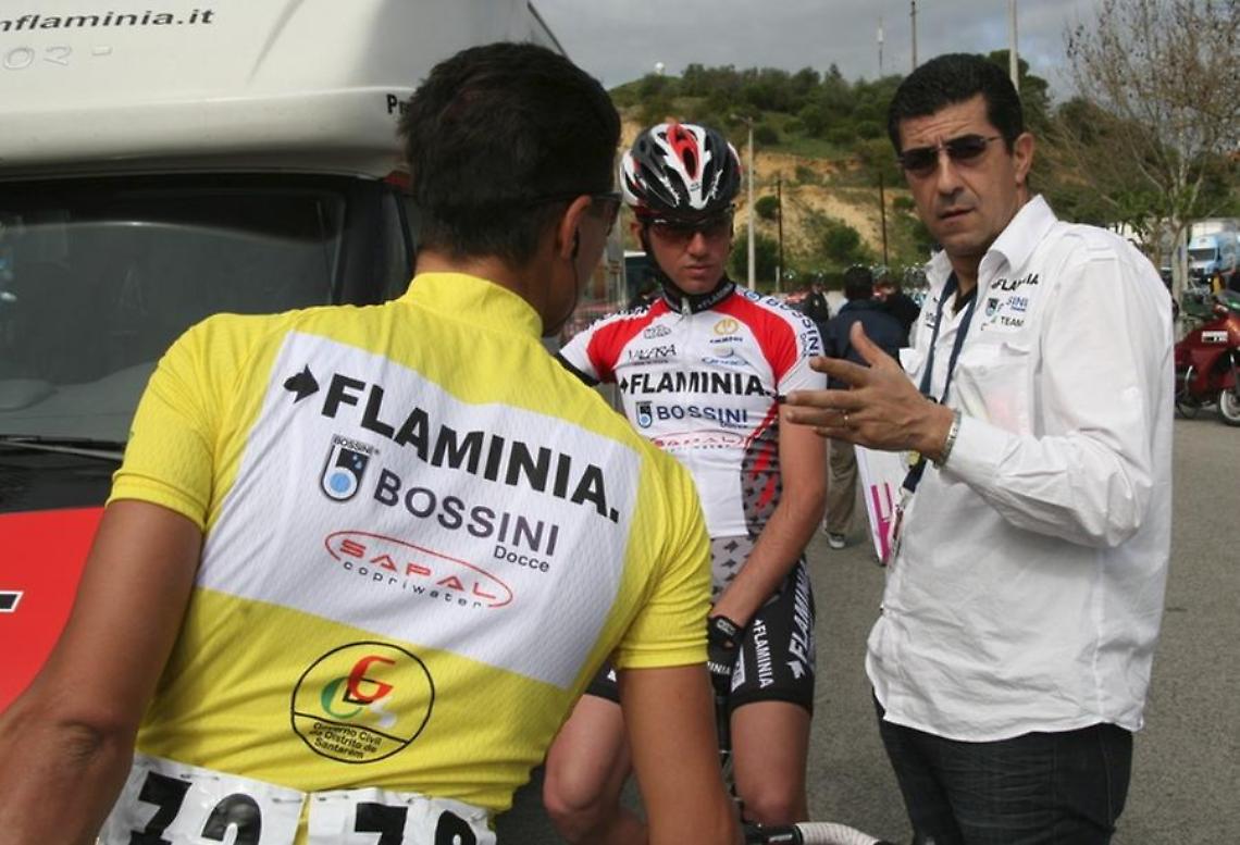 Incidente in bicicletta per Pino Petito