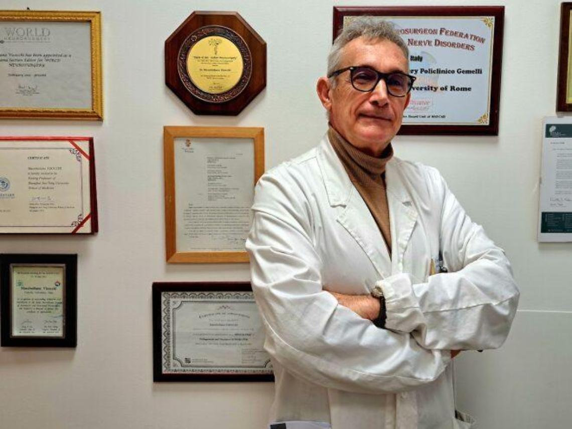 Il professor Massimiliano Visocchi insignito dell&rsquo;Oscar mondiale della neurochirurgia