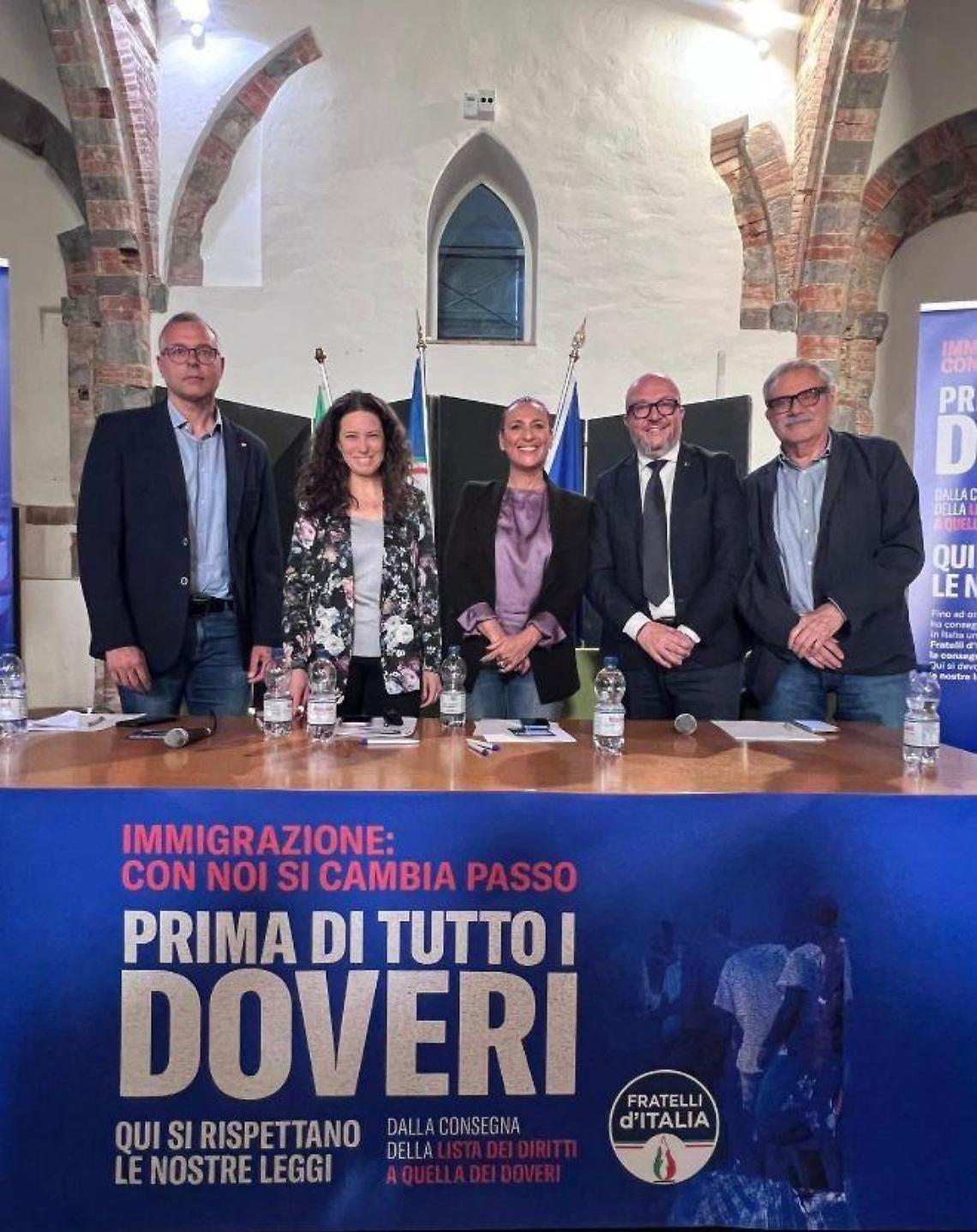 Fdi: «Migranti, prima di tutto i doveri»