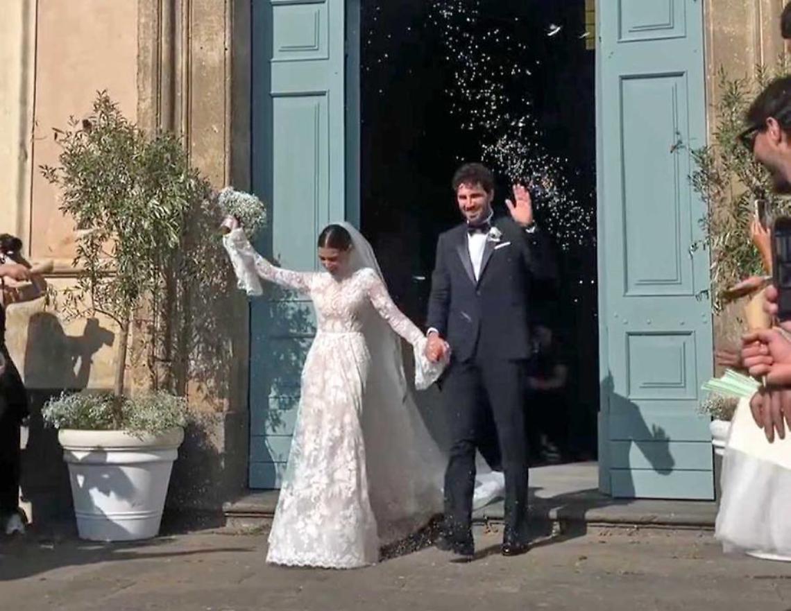 Nozze da sogno per il calciatore Calabresi