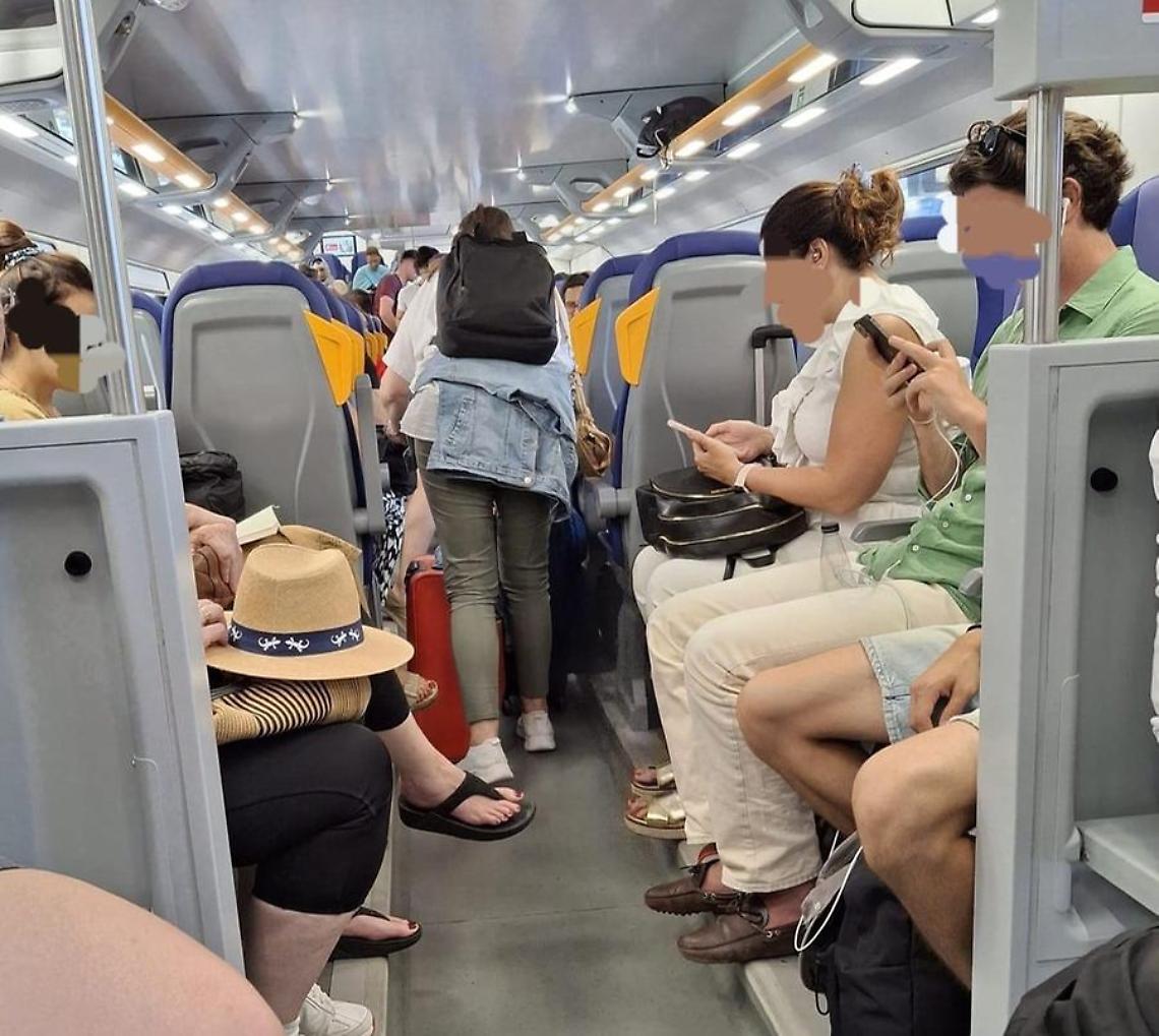 Caos treni, i crocieristi al posto dei pendolari