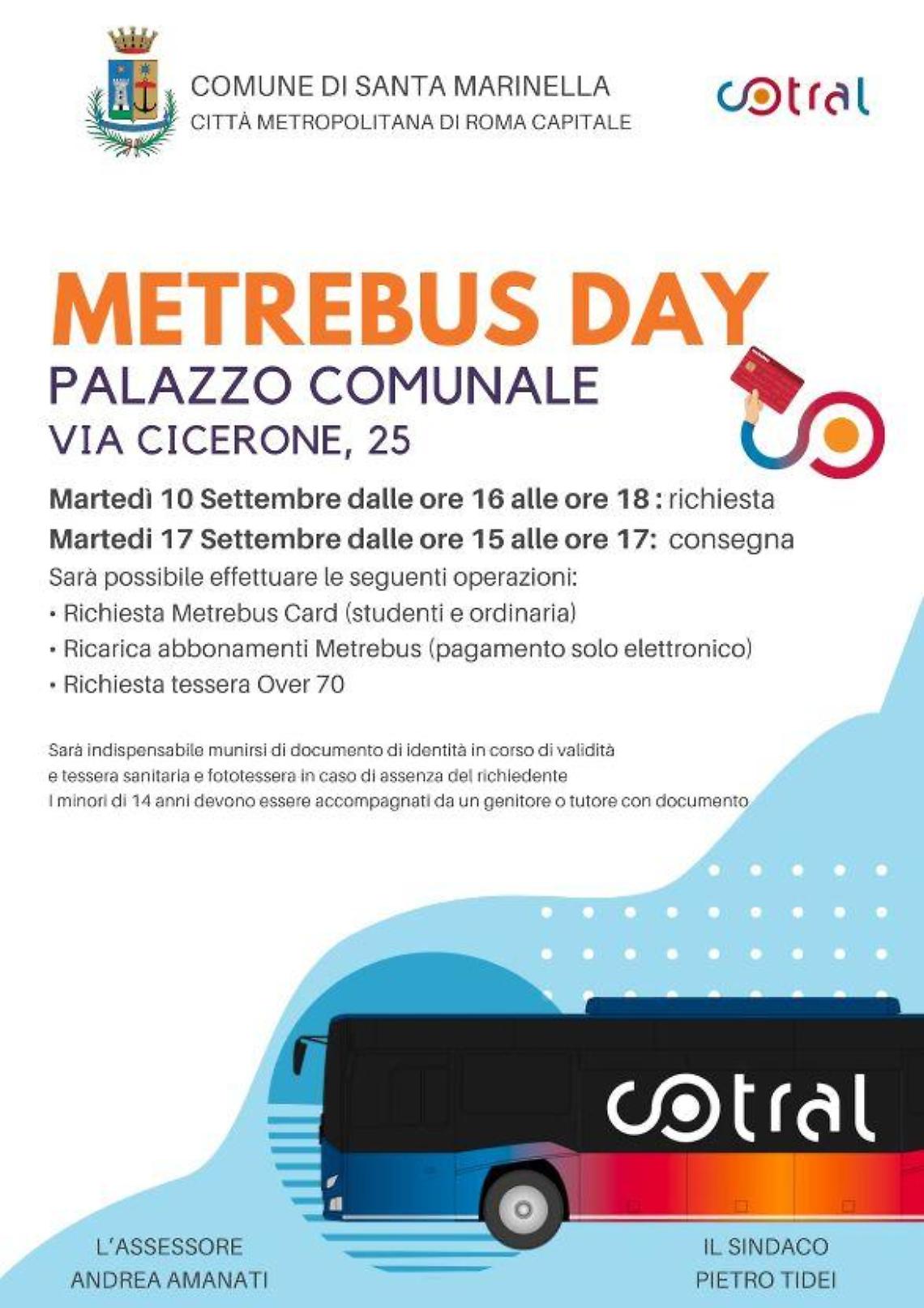 Due giornate dedicate agli abbonamenti e ai servizi Metrebus
