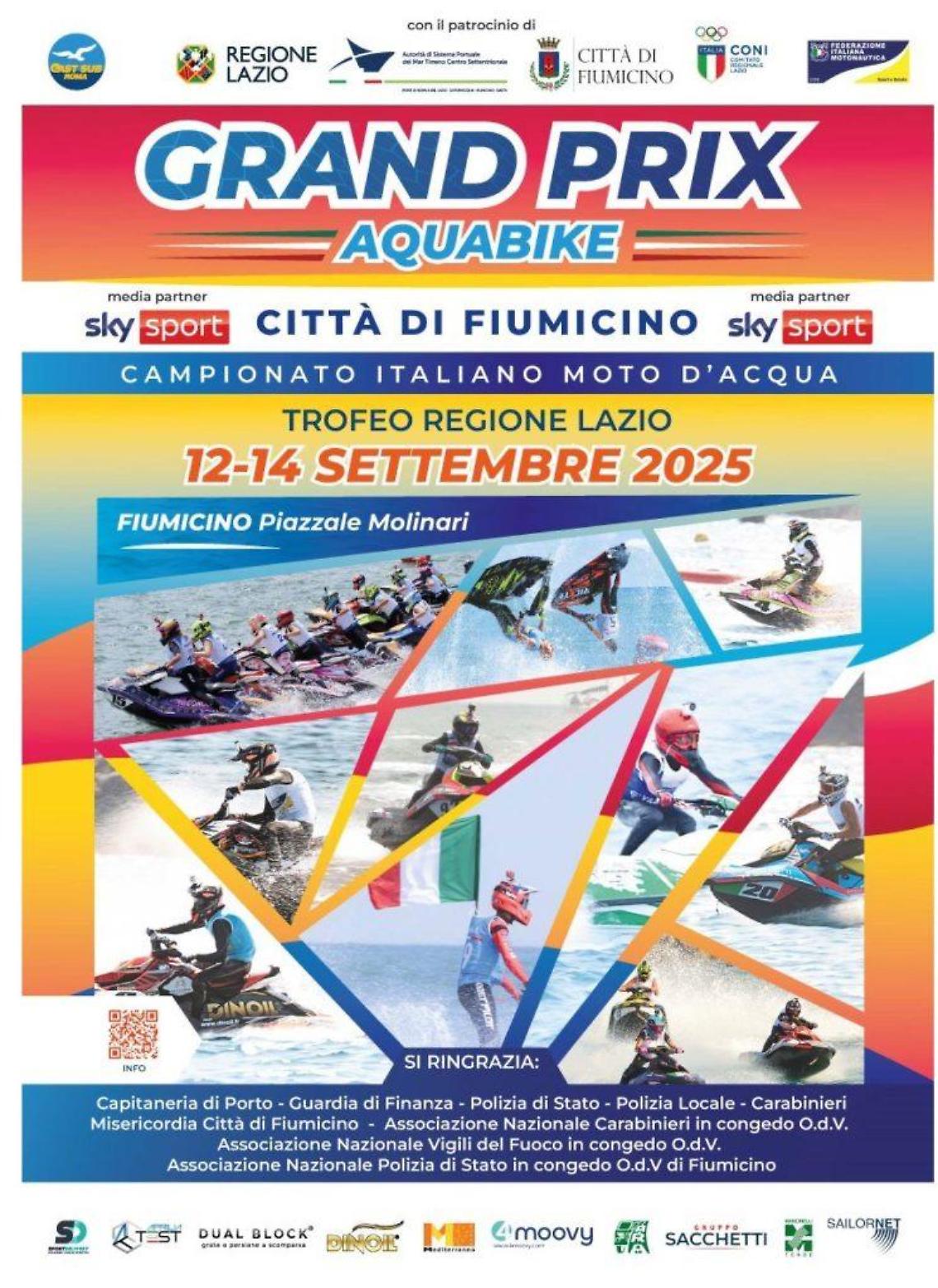 Fiumicino si prepara a un weekend di adrenalina: da venerdì il gran finale del campionato italiano Moto d’Acqua