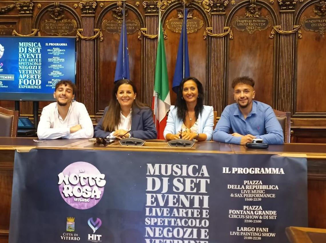 Musica, arte, shopping: la Notte rosa a Viterbo è servita