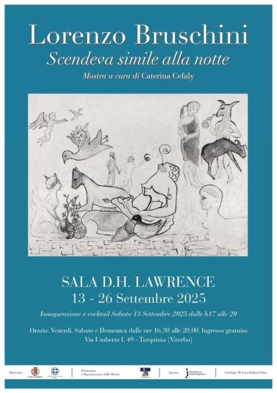 Si inaugura oggi la mostra personale di Lorenzo Bruschini: “Scendeva simile alla notte”