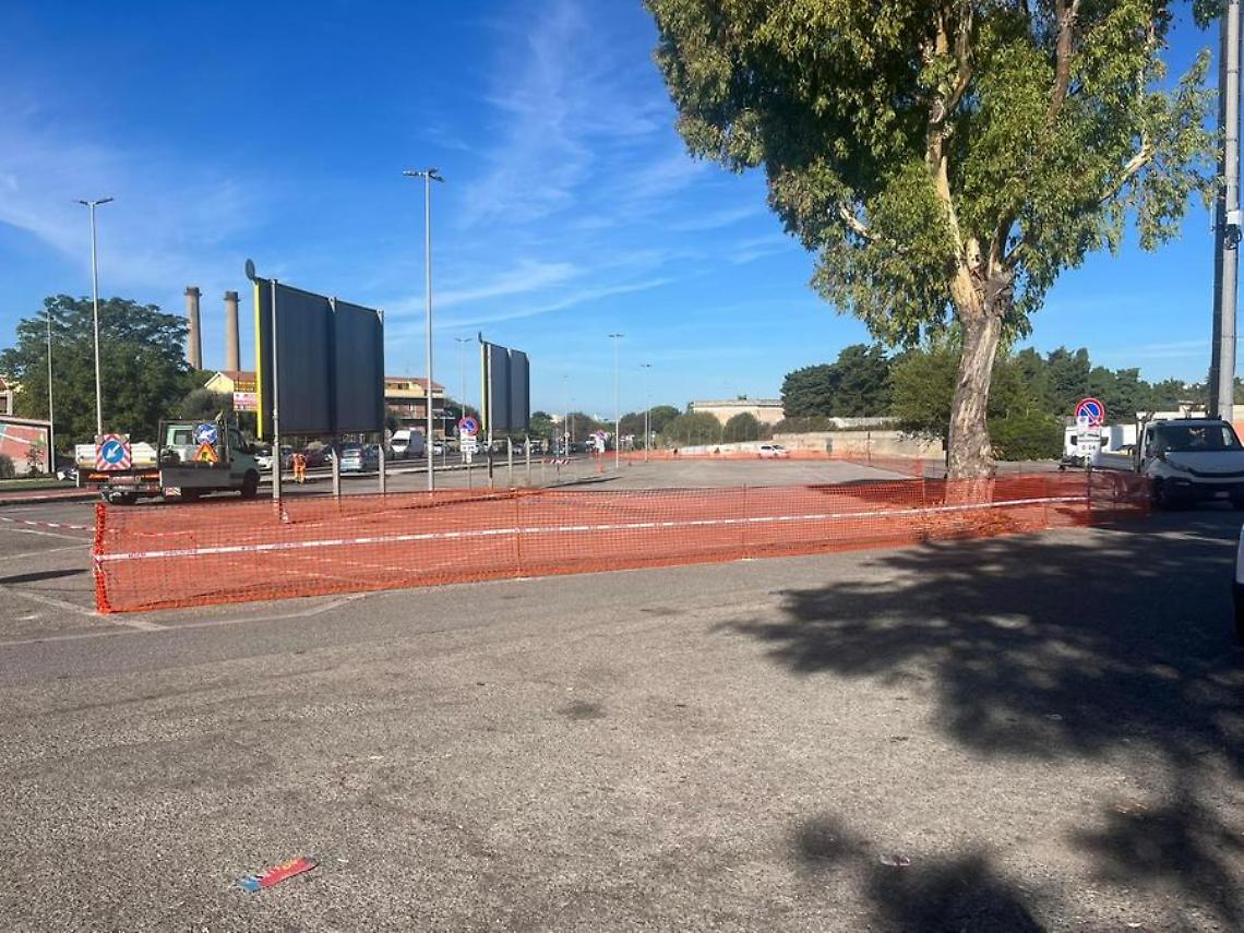 Parcheggio del tribunale, aperto il cantiere
