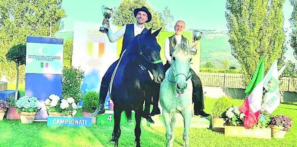 Trionfo di Stefano Della Corte e Sara Corrado ai Campionati italiani di monta da lavoro