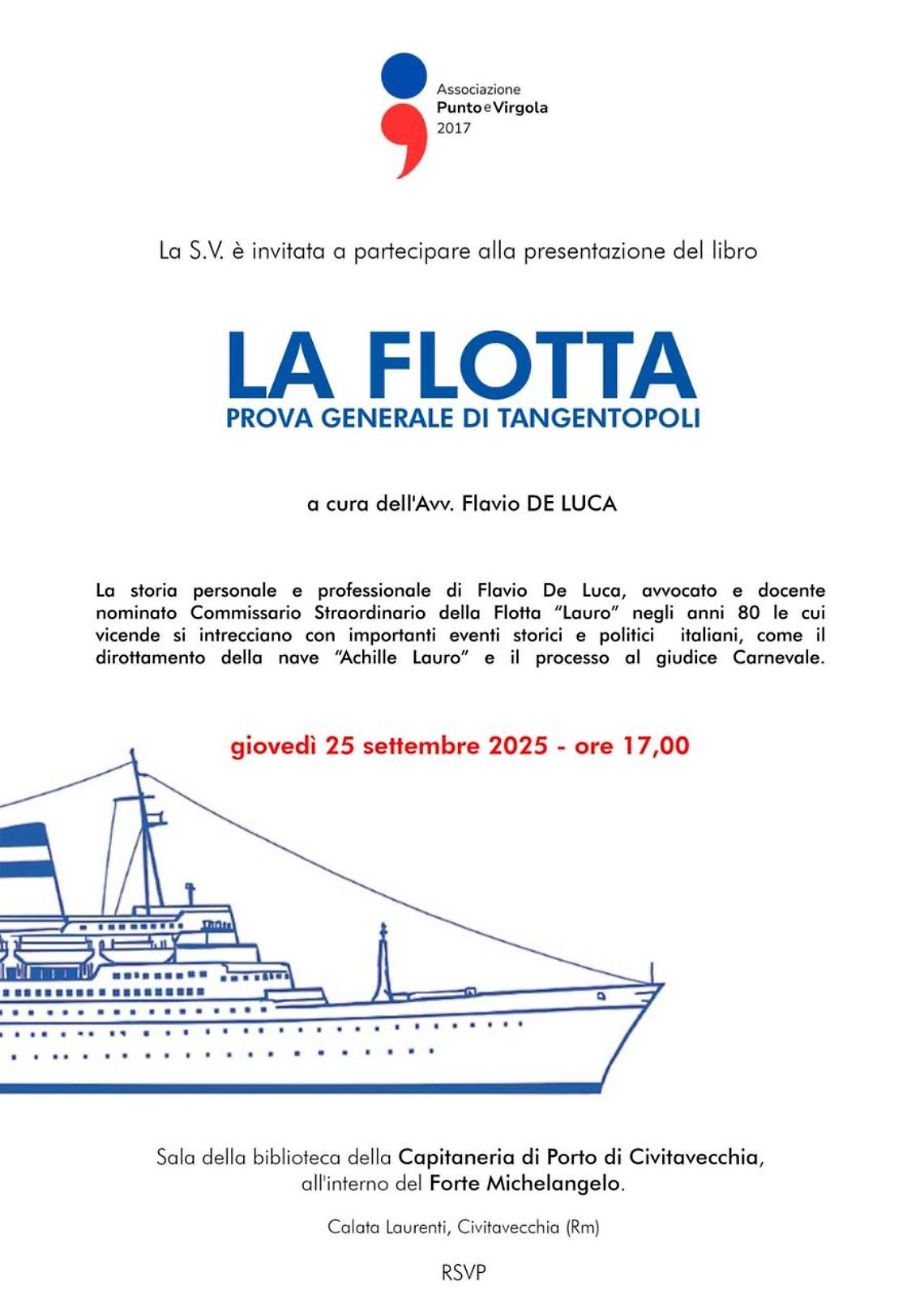 “La flotta. Prova generale di Tangentopoli”
