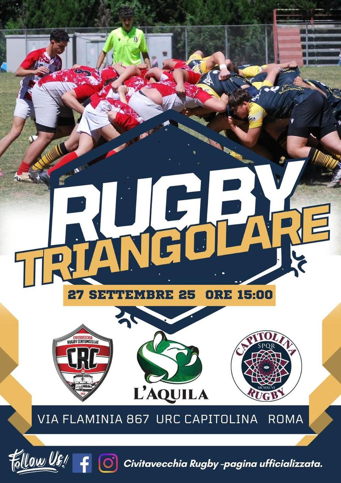 Triangolare amichevole per il Crc