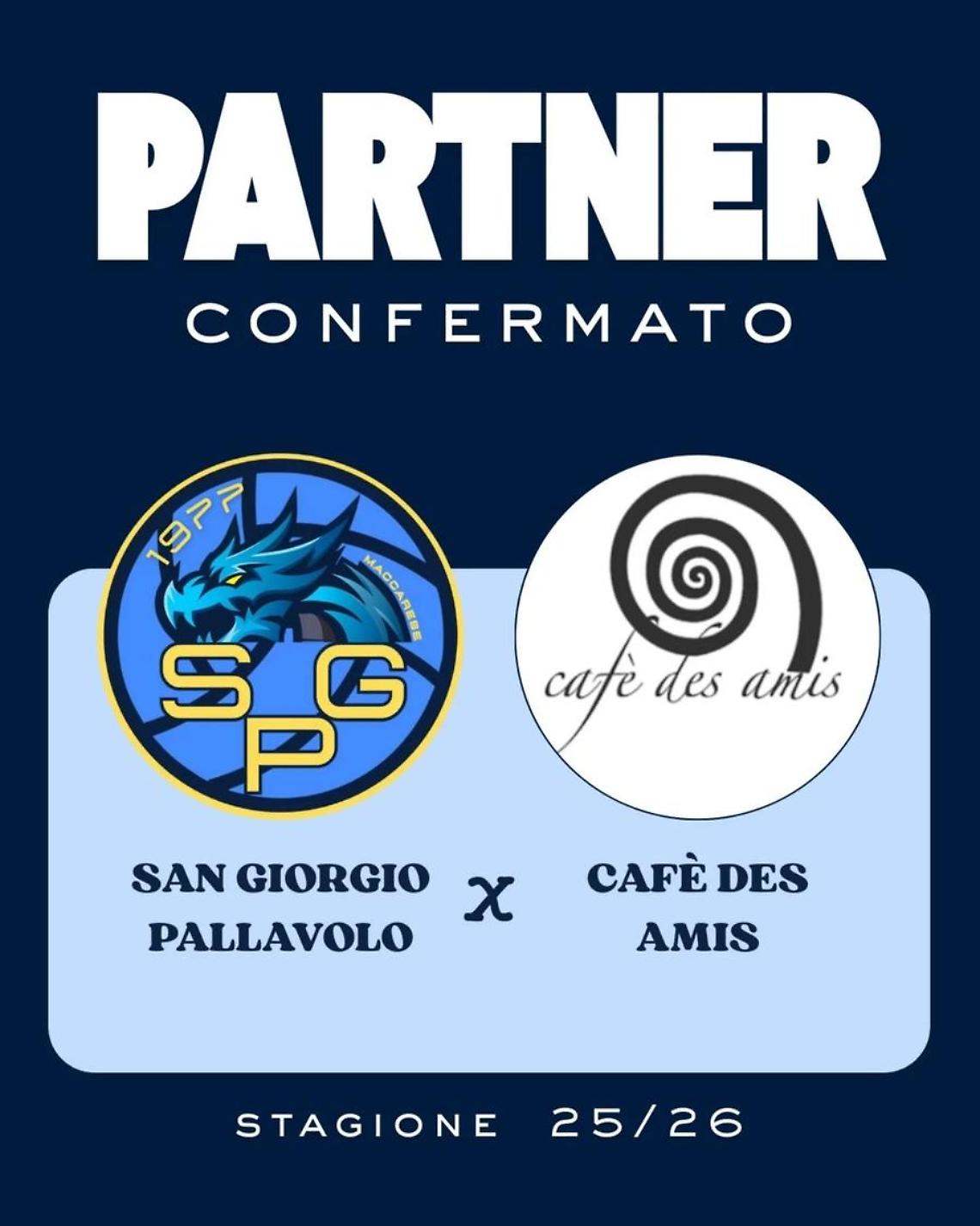 La San Giorgio rinnova la partnership con il Cafè Des Amis