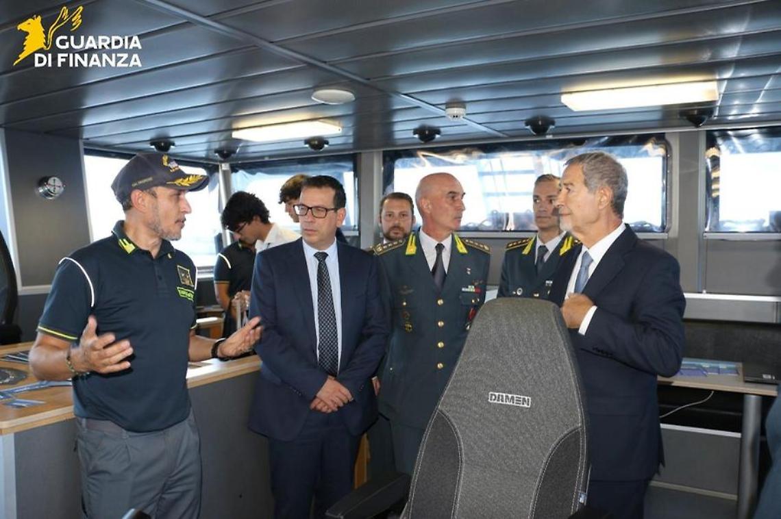 Il ministro Musumeci in visita al Roan