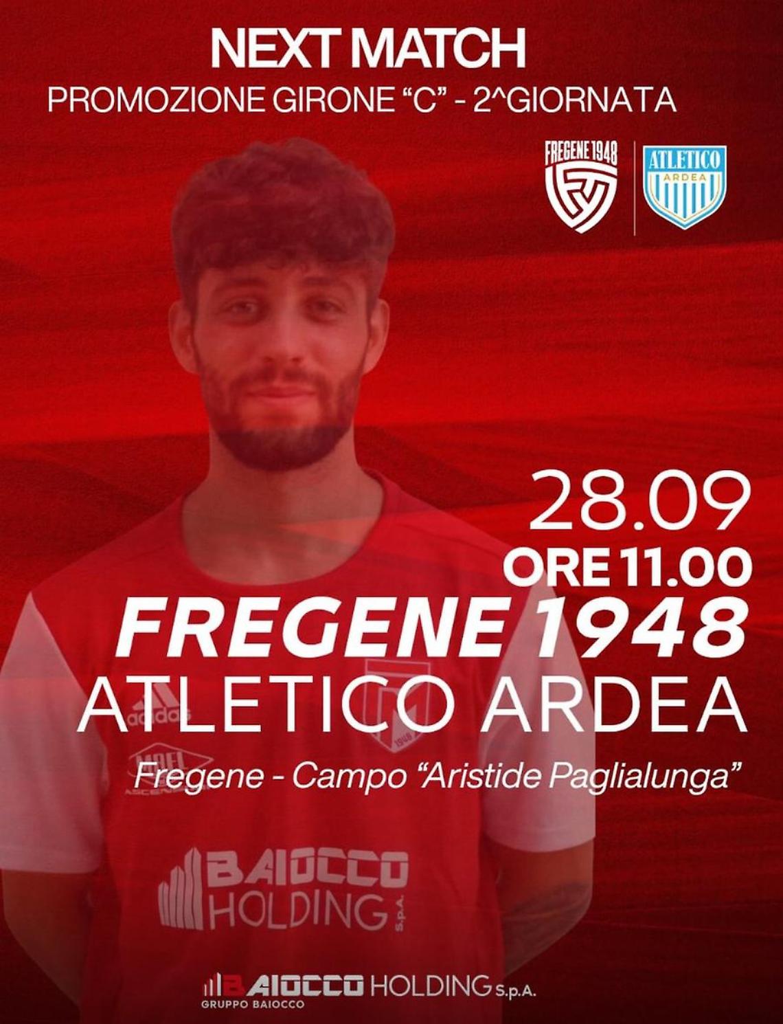 Fregene in cerca di conferme: al “Paglialunga” arriva l’Atletico Ardea