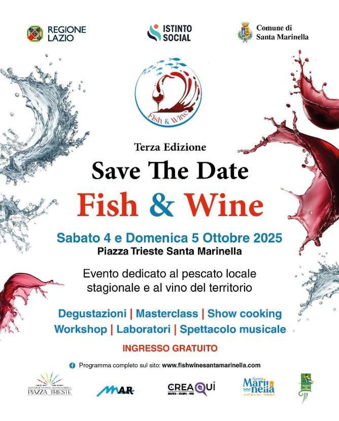 “Santa Marinella Fish&Wine”: torna in piazza Trieste, la festa del mare e del gusto