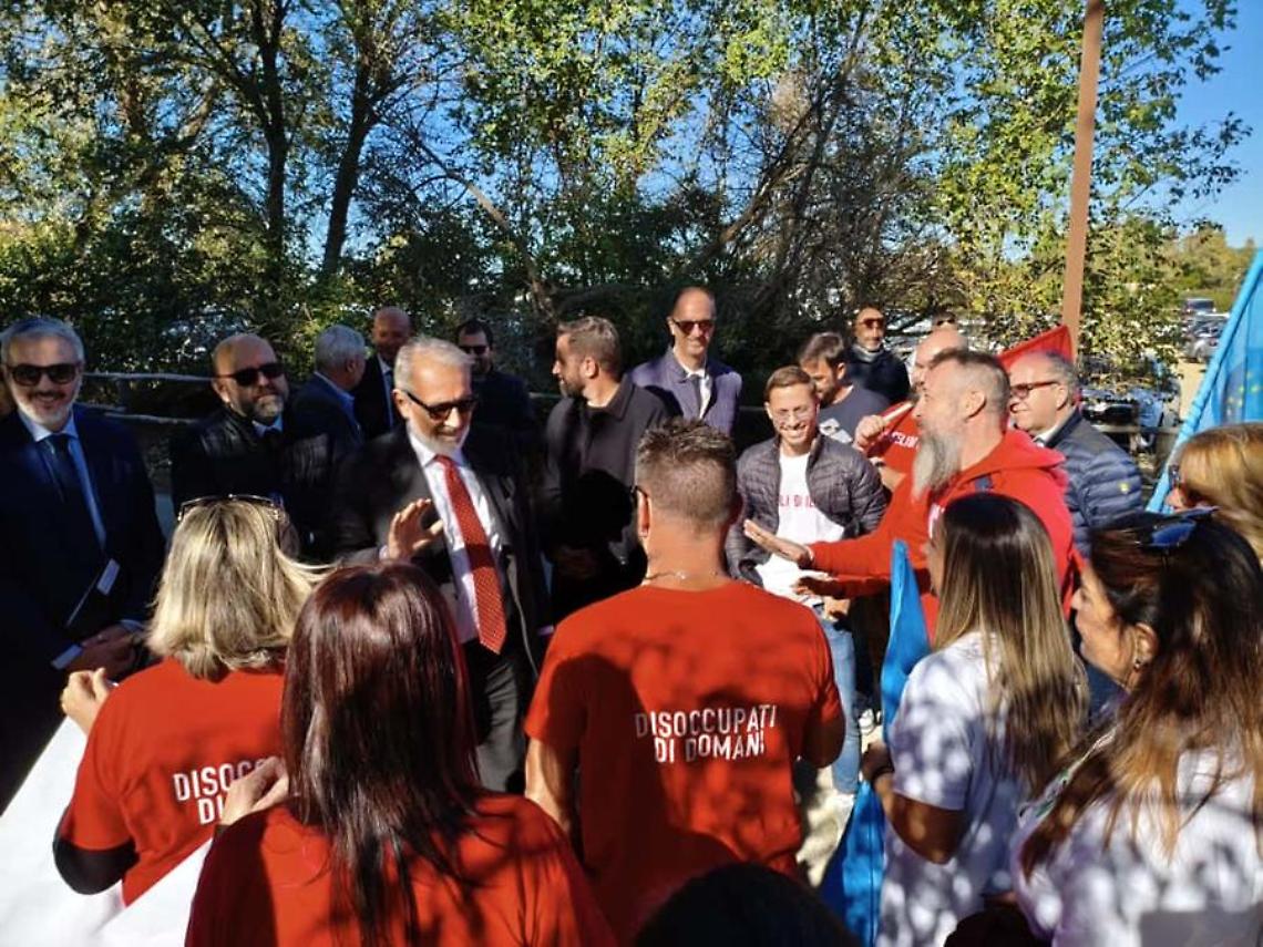 Nuova Sair, il presidente Rocca incontra gli Oss: «Non vi abbandoniamo»