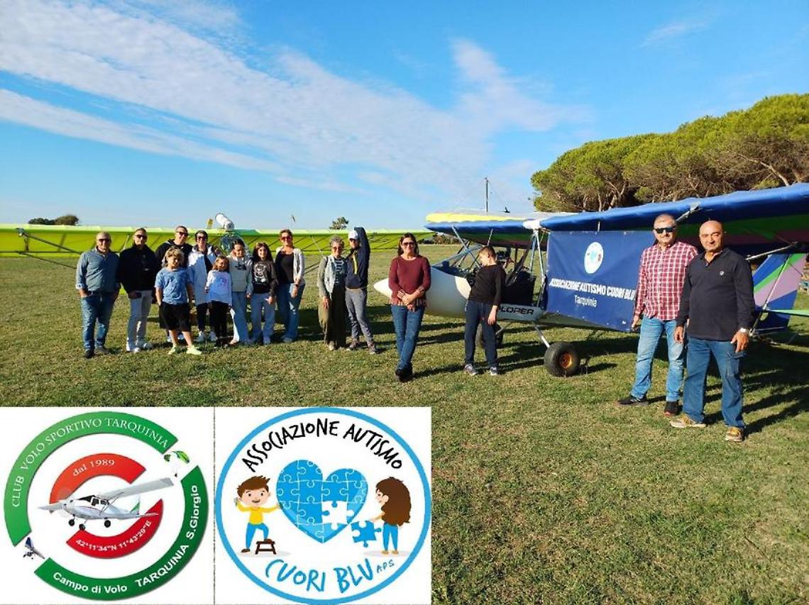 Cuori Blu al Campo di Volo di Tarquinia