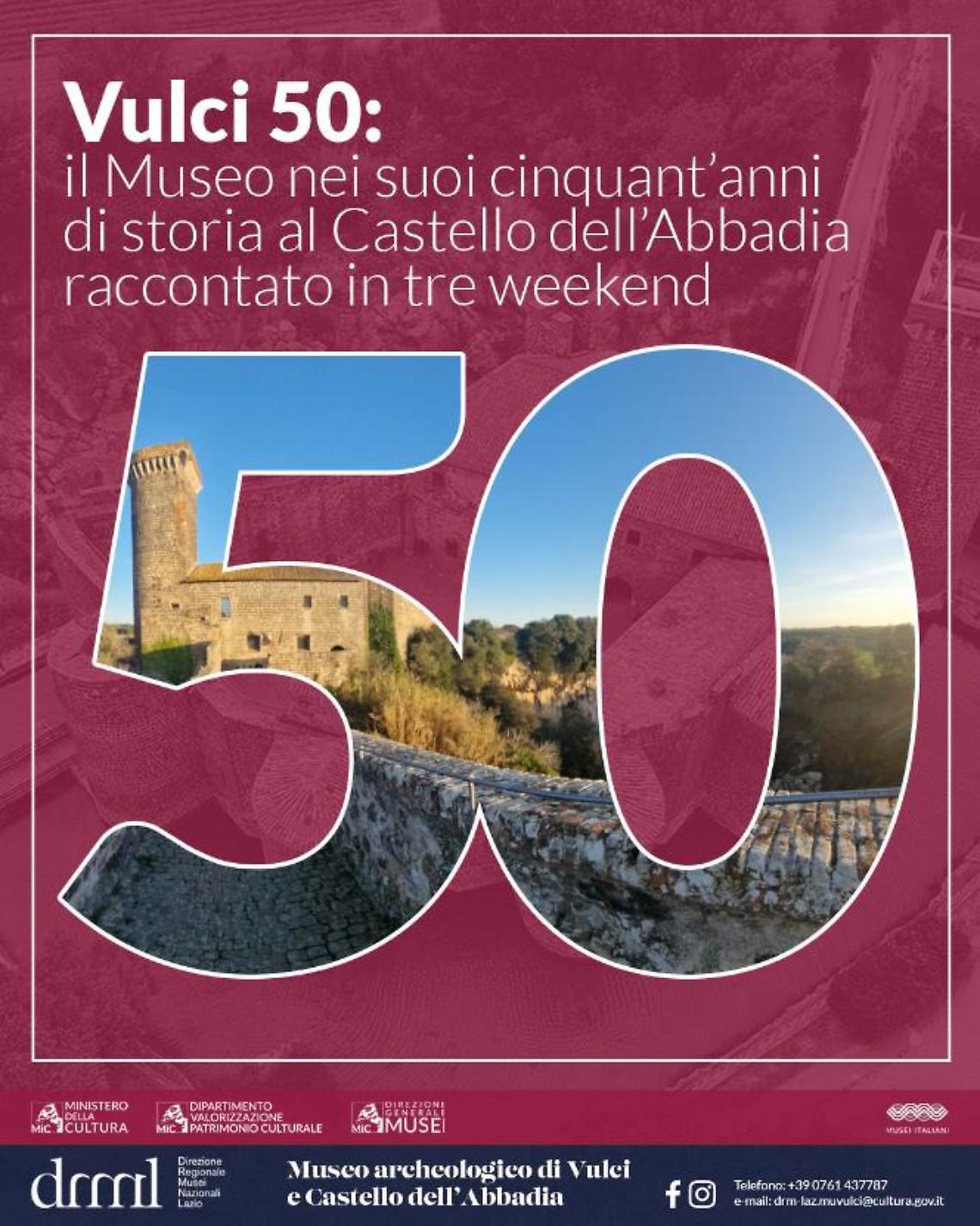 Al via il ciclo di eventi Vulci 50: il museo nei suoi cinquant’anni di storia al castello dell’Abbadia