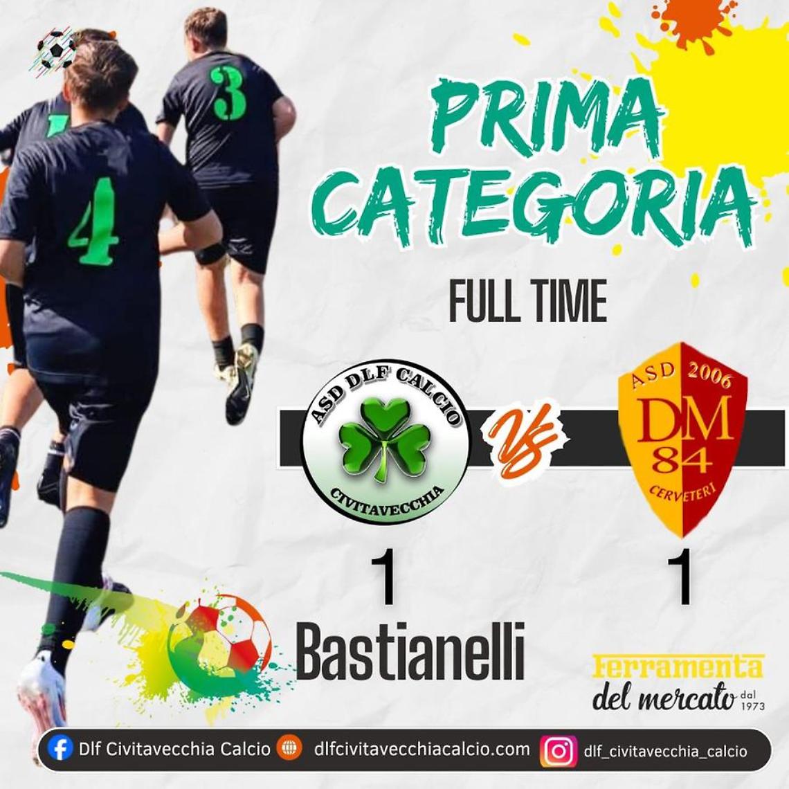 Pari nel derby Dlf-Dm84, tonfo di Qco e Csl