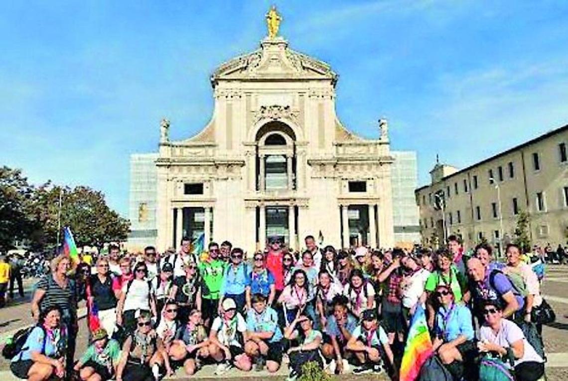 Scout di Tolfa e S. Marinella alla marcia Perugia–Assisi
