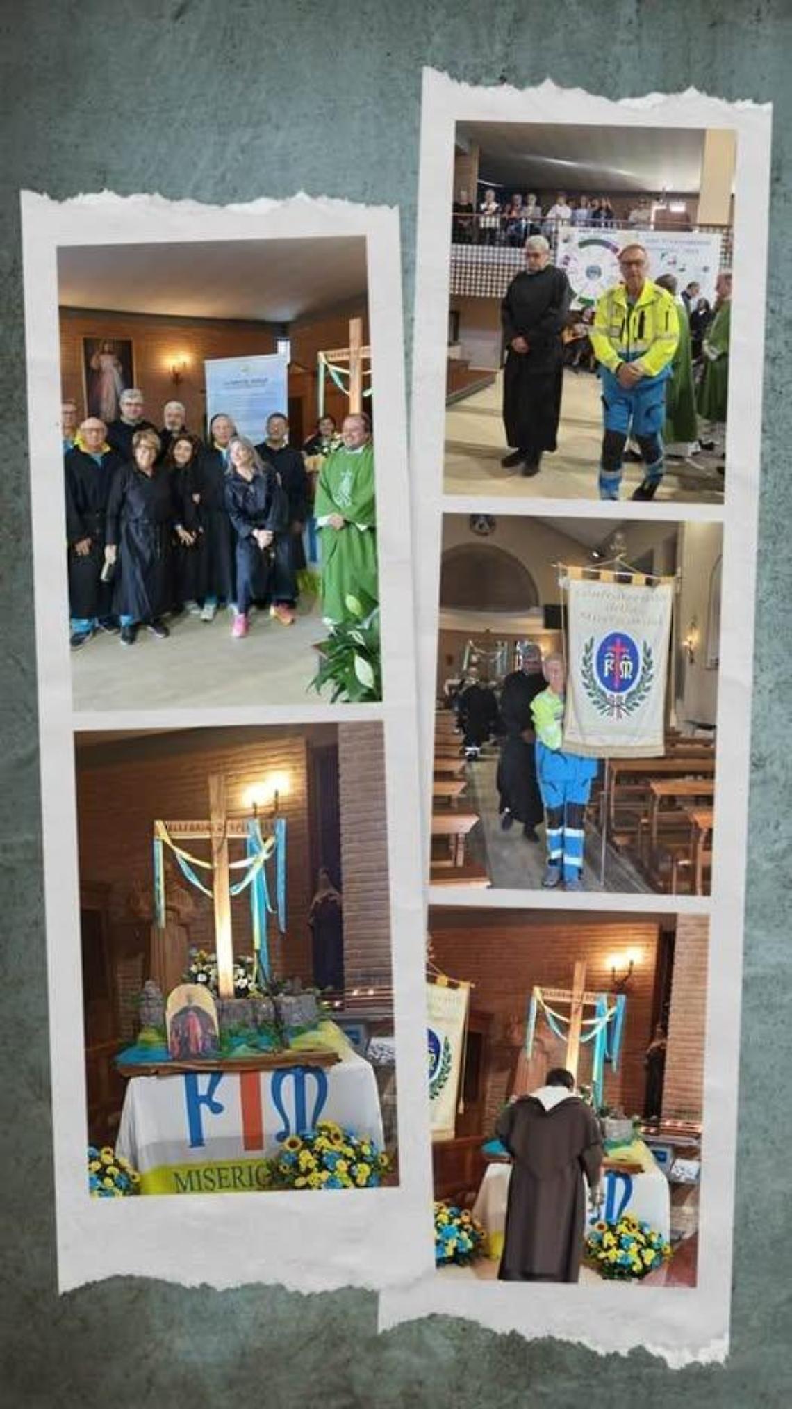 La “Croce del Giubileo”, simbolo del pellegrinaggio delle Misericordie d'Italia, ha fatto tappa anche a Santa Marinella