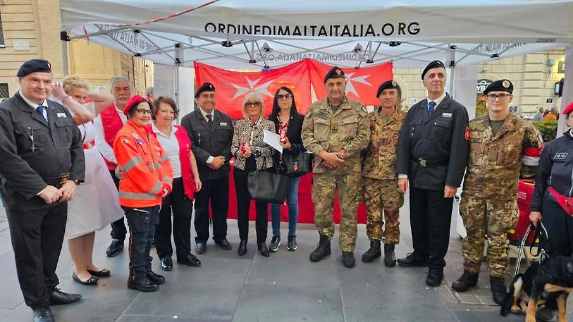 L’Ordine di Malta ringrazia Fondazione Cariciv e Caritas