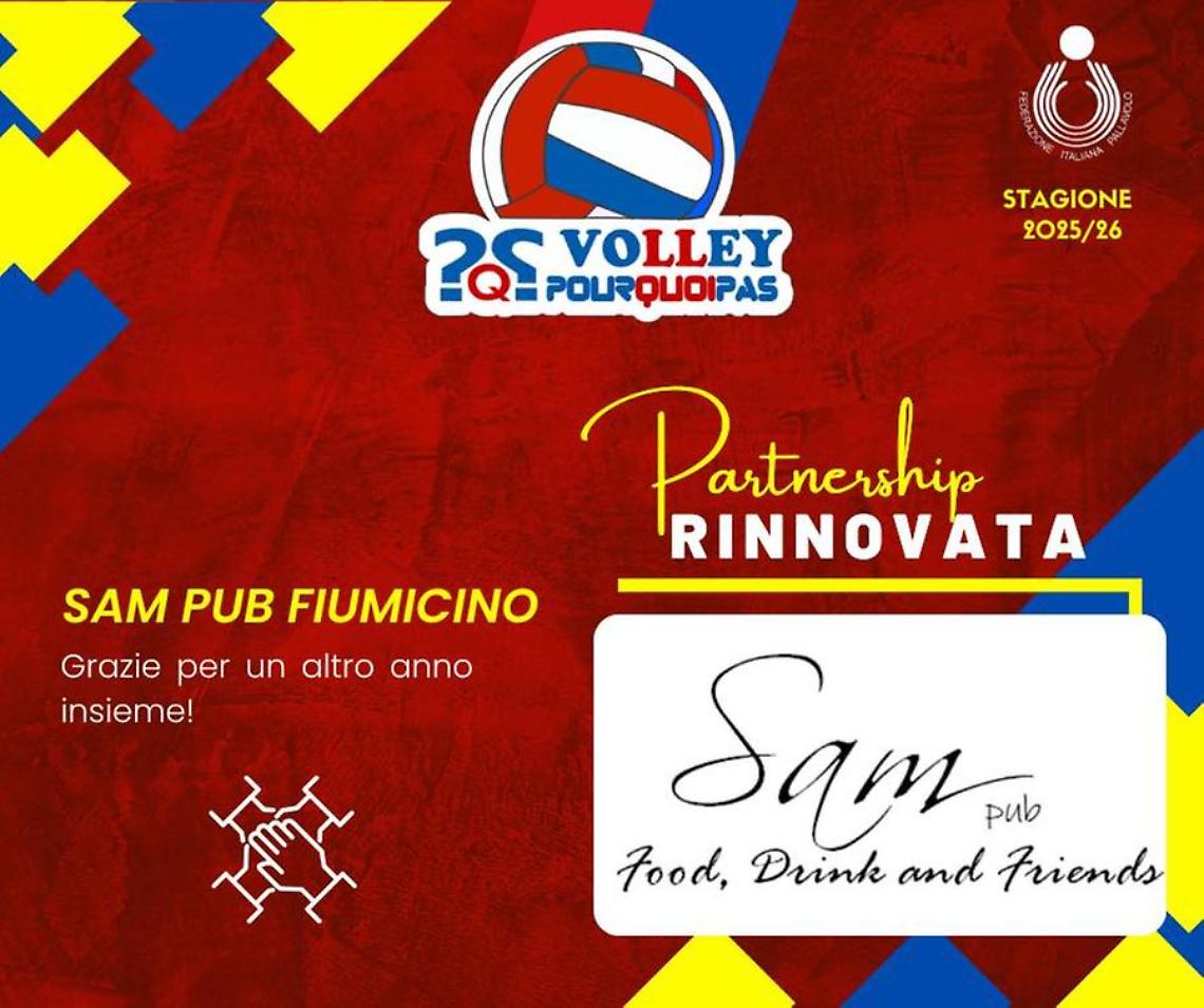 Pqp, rinnovata la partnership con il Sam Pub