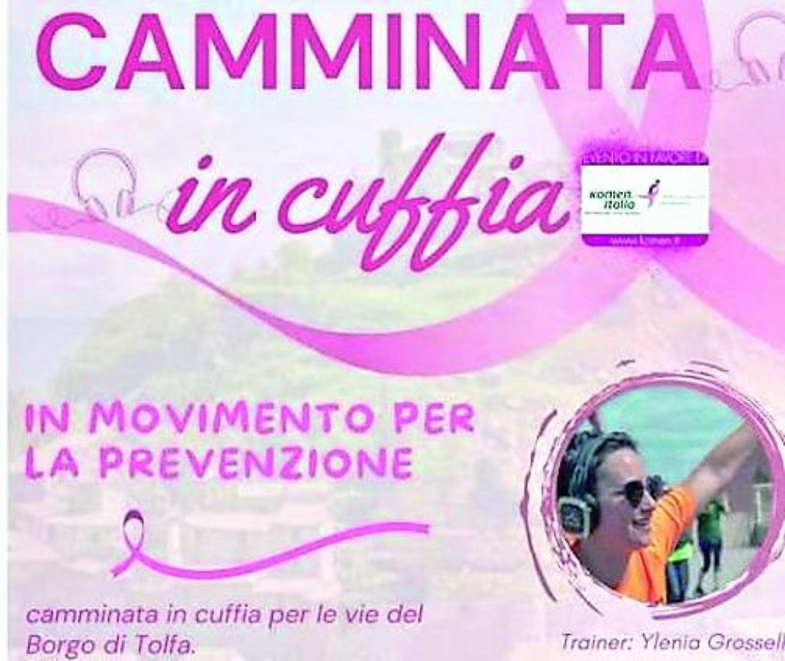 A Tolfa la “Camminata in cuffia”: in movimento per la prevenzione