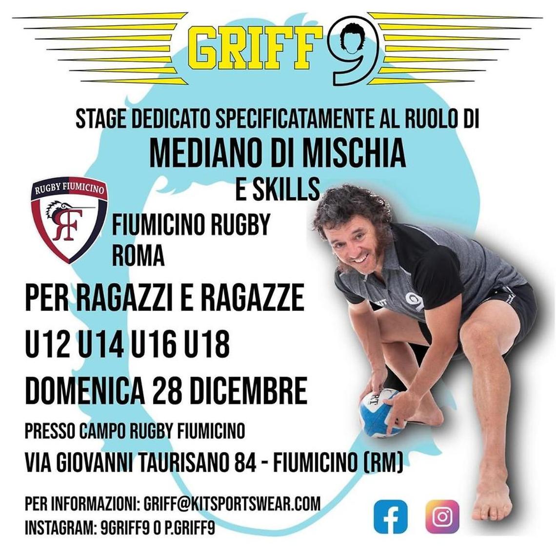 Rugby Fiumicino, domenica 28 dicembre arriva Paul Griffen