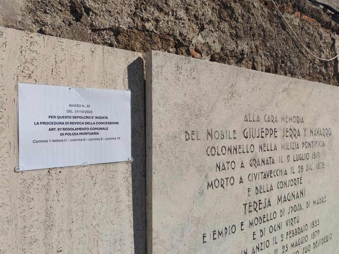 Galletta: «Al cimitero monumentale saranno demolite 57 tombe»