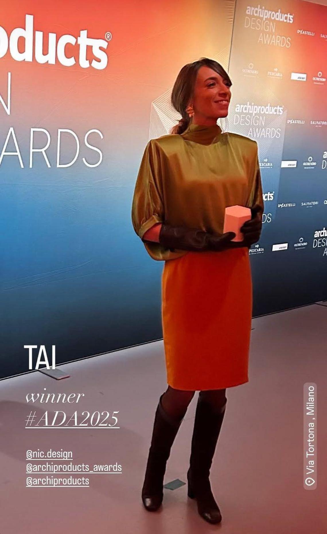 Designer tarquiniese conquista gli Archiproducts design awards 2025