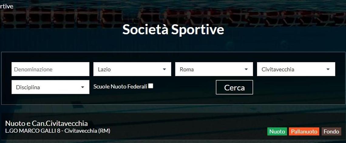 Nc nuovamente “in onda” sul portale Federnuoto