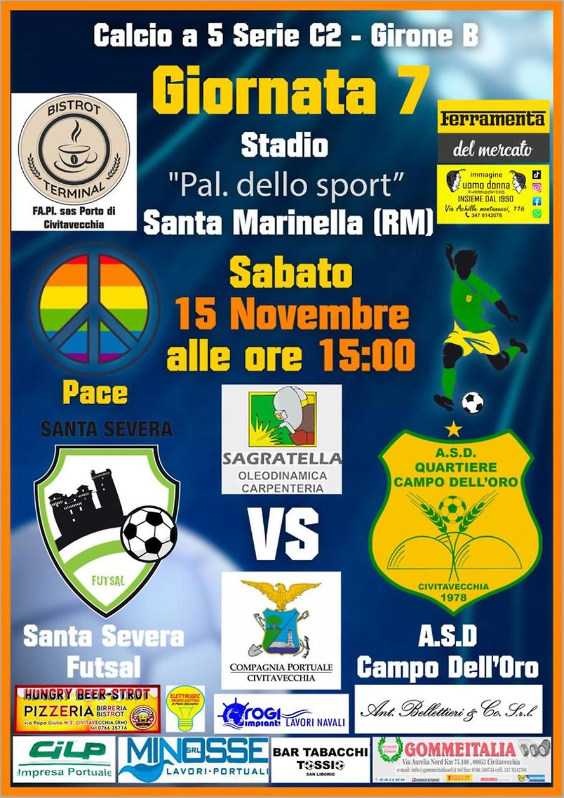 Occhi tutti puntati sul Pala De Angelis per Santa Severa-Qco