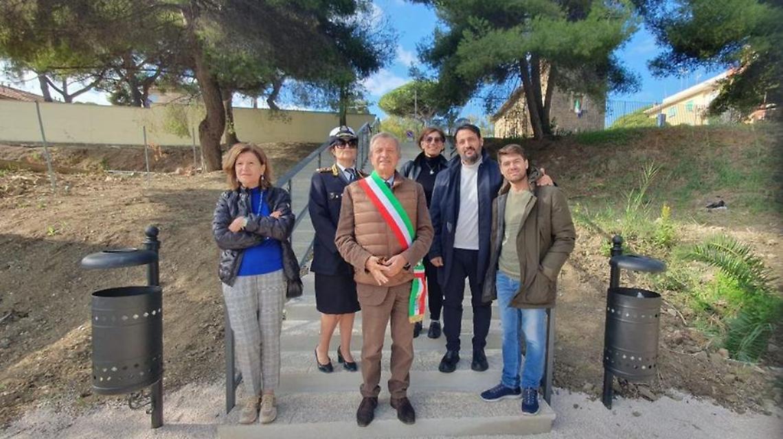 Santa Marinella, riaperta la scalinata all’ex fungo