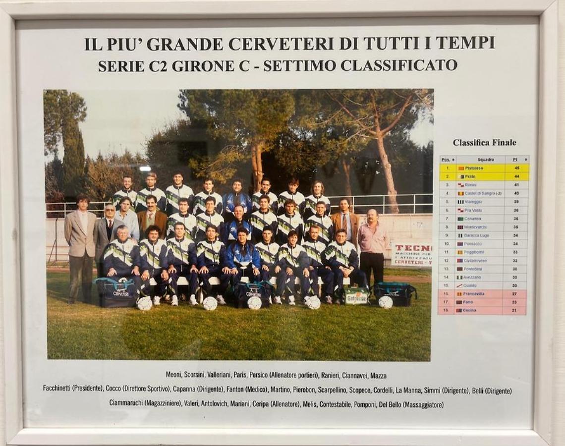 Regalo speciale di mister Ceripa al Cerveteri