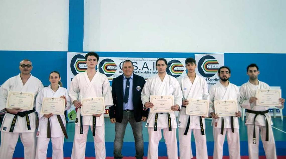 Otto nuove cinture nere per la società dell’Asd Ronin Kai K. di Tuscania