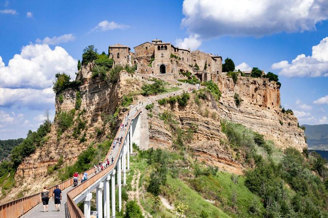 Bagnoregio nella Via Francigena del nord
