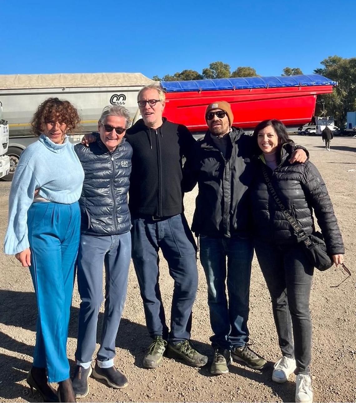 Civitavecchia set di “Armony” con Mastandrea, Argento e Muti