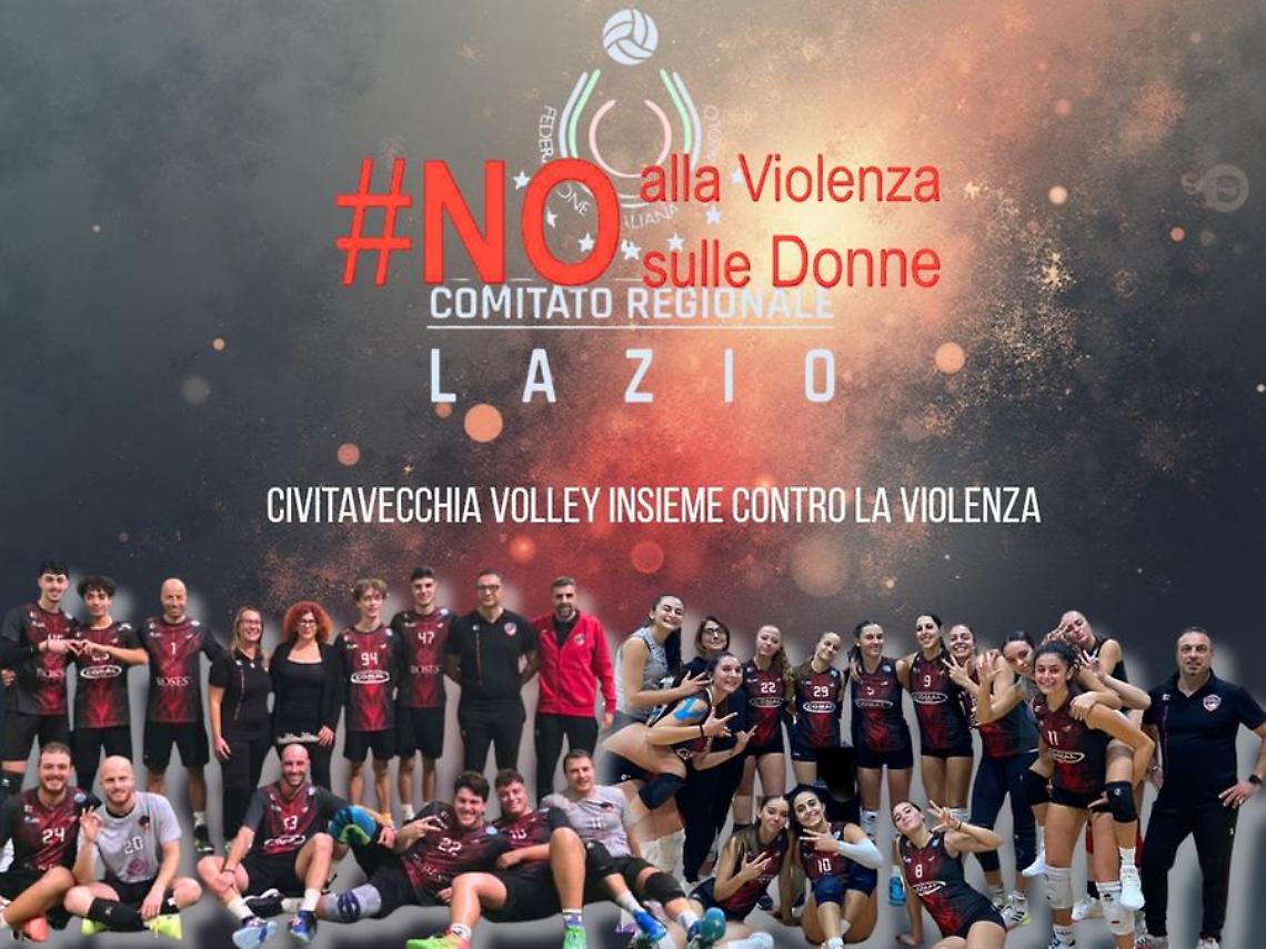 La Cv Volley fa squadra contro la violenza: simboli rossi e vittorie in campo