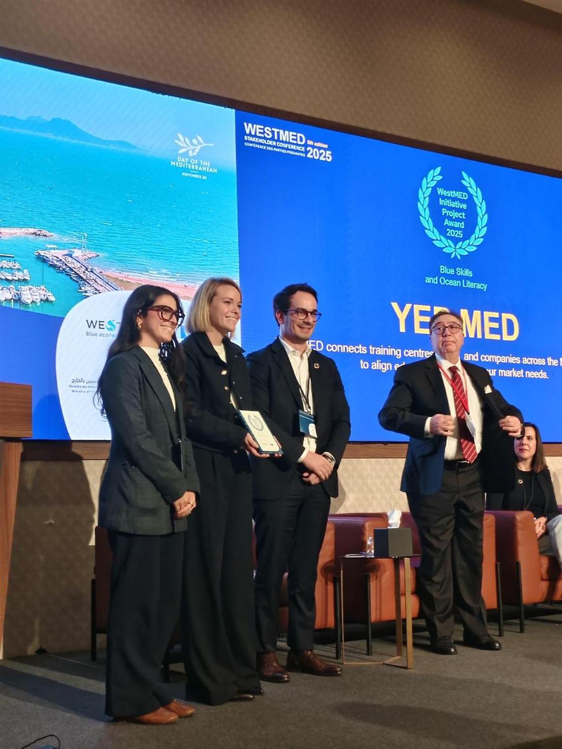 YEP MED vince il WestMED Best Project 2025 Award: l’AdSP partner di un successo mediterraneo