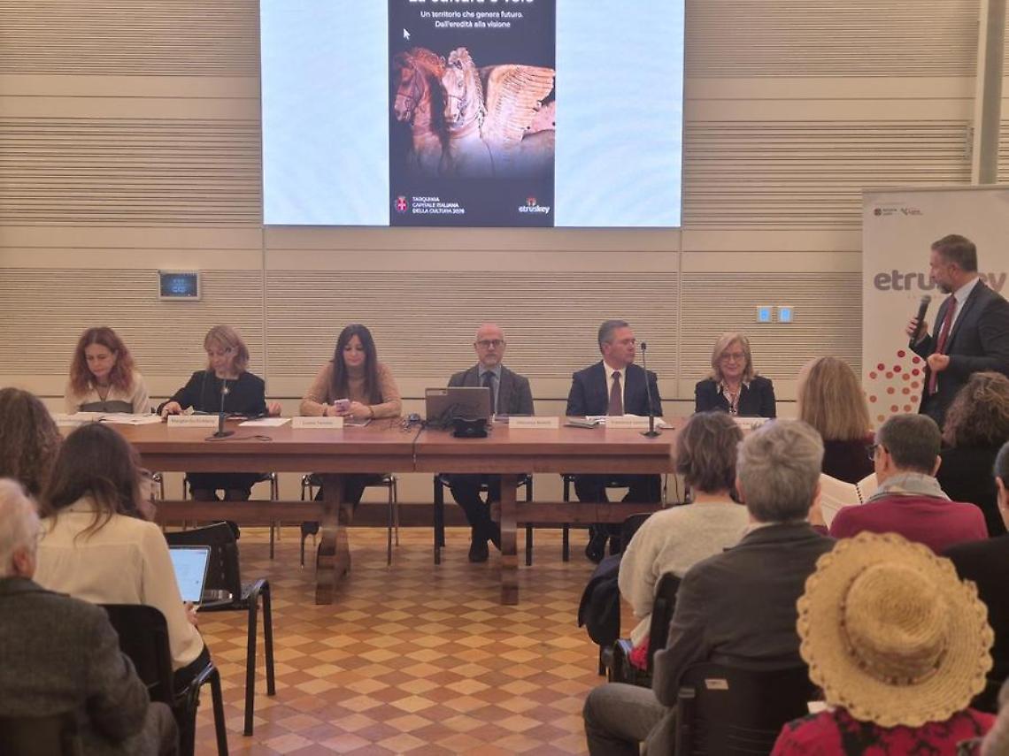 Capitale italiana della cultura 2028, anche Tarquinia presenta il dossier “La cultura è volo”