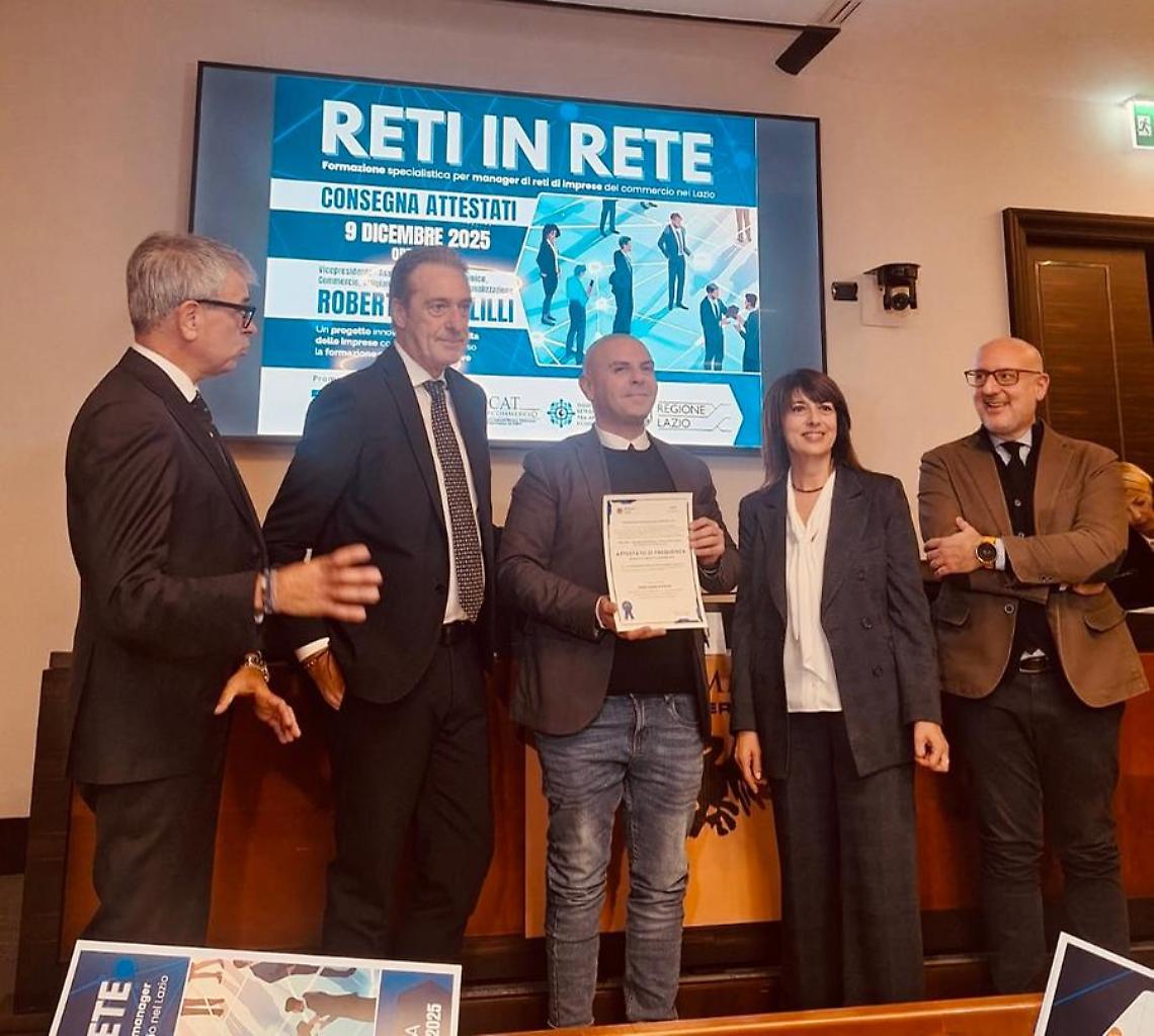Formazione, il Lazio punta sulle reti di impresa del commercio