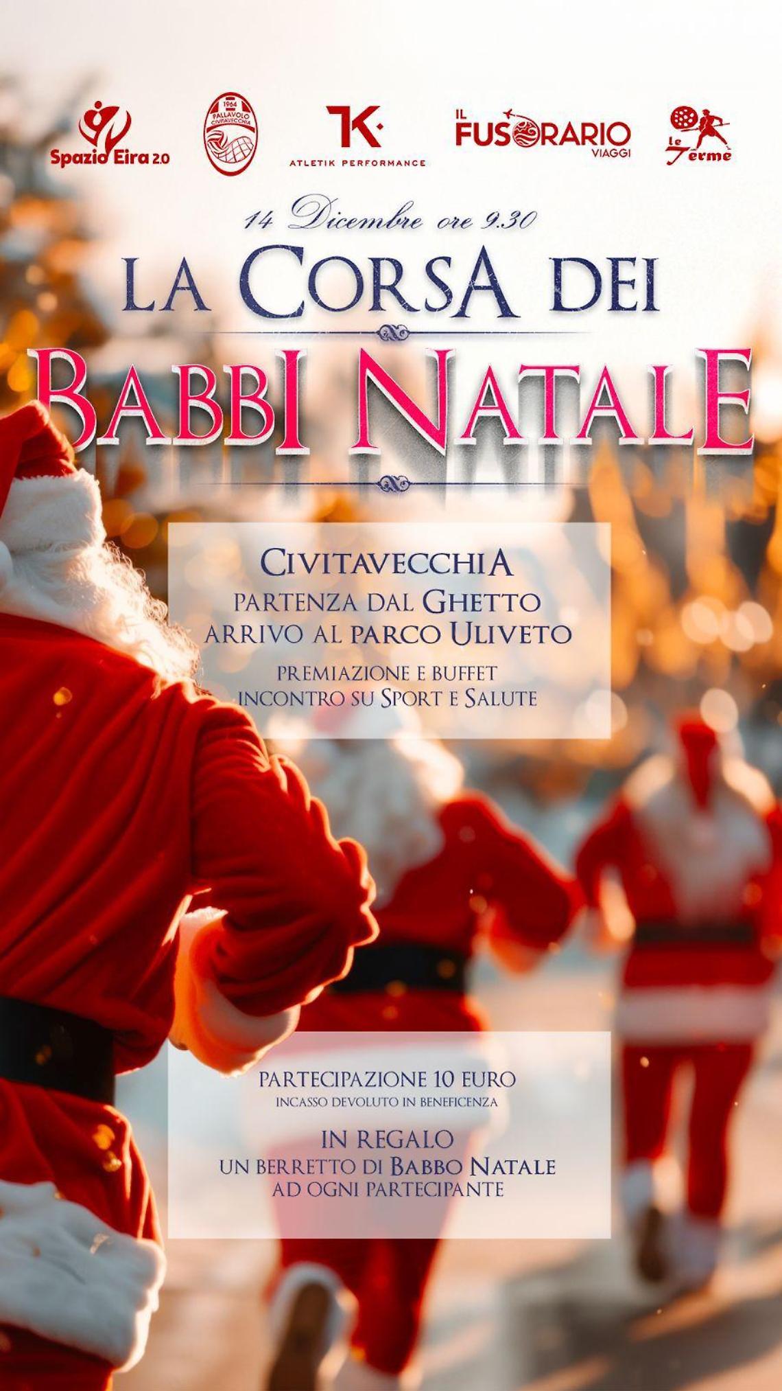 A Civitavecchia arriva “La Corsa dei Babbi Natale”: una camminata solidale per unire sport e inclusione
