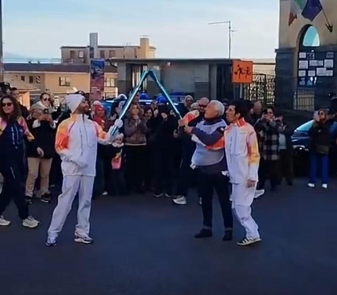 Ancora Civitavecchia con la Fiamma Olimpica: la grande gioia di Trotta