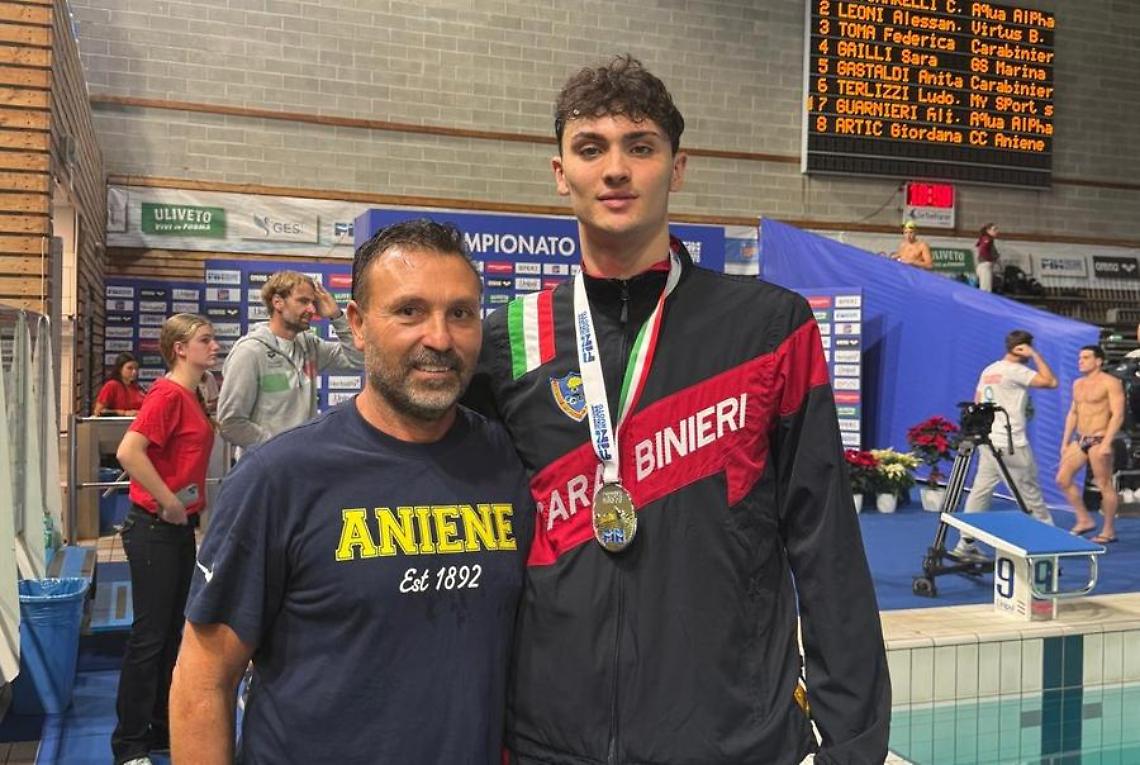 Un Ballarati straordinario: argento agli Italiani dietro solo Deplano