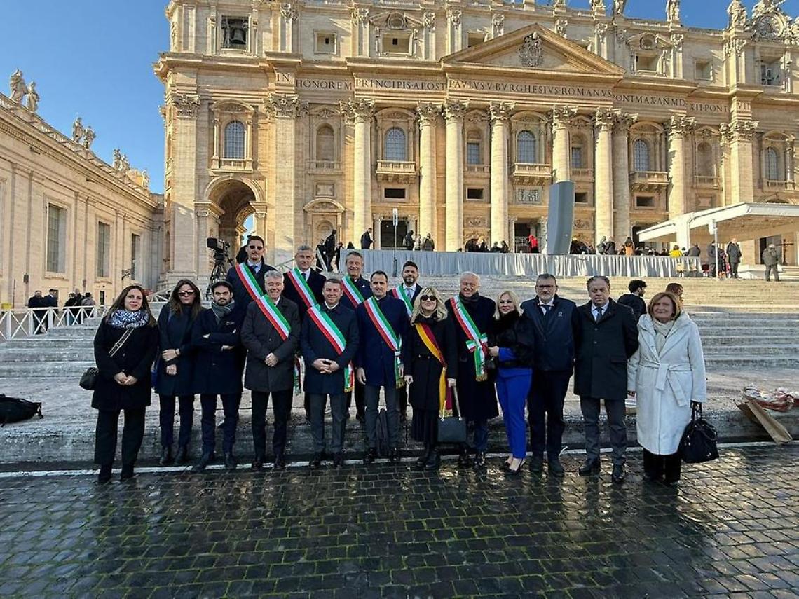 Amori all’udienza di Papa Leone