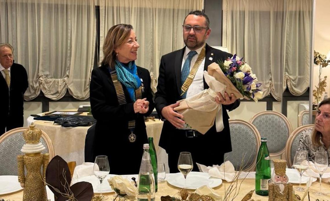 Il Governatore Rotary Adriana Muscas in visita ufficiale al Rotary Club Civitavecchia