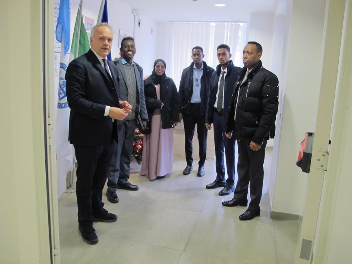 Delegazione del Parlamento della Somalia all&rsquo;Unitus di Civitavecchia