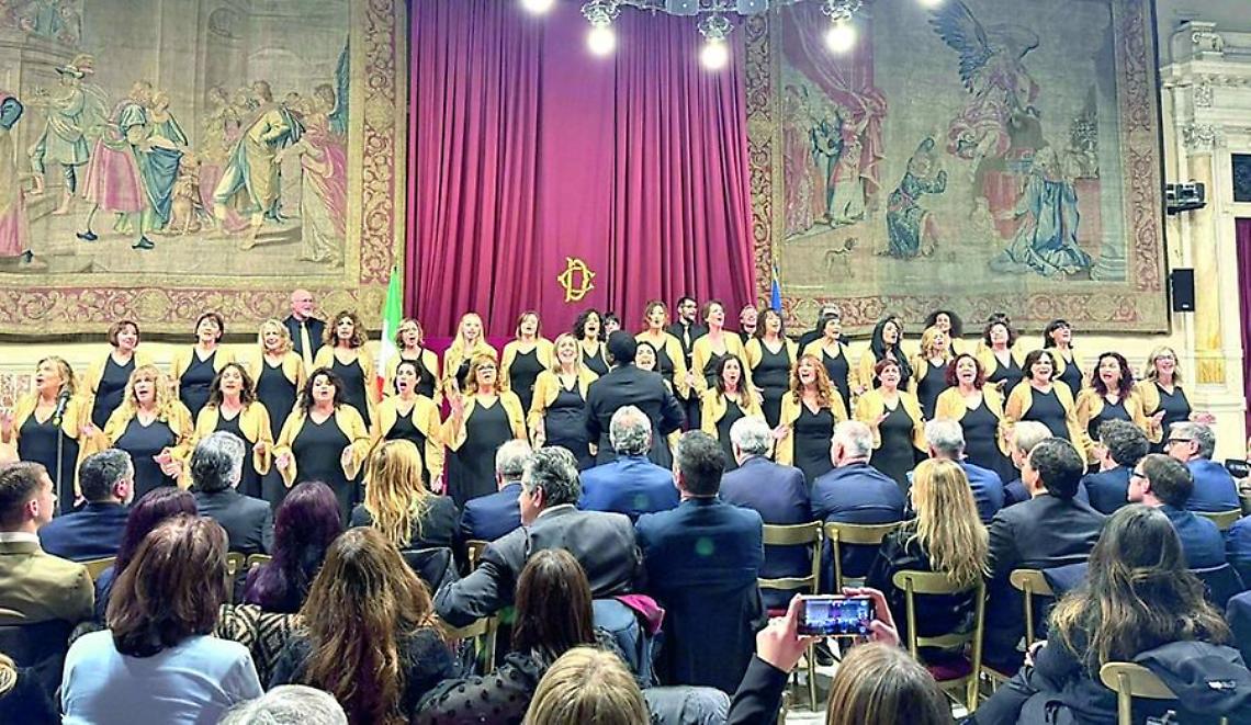 Ribalta nazionale per il Purple gospel choir