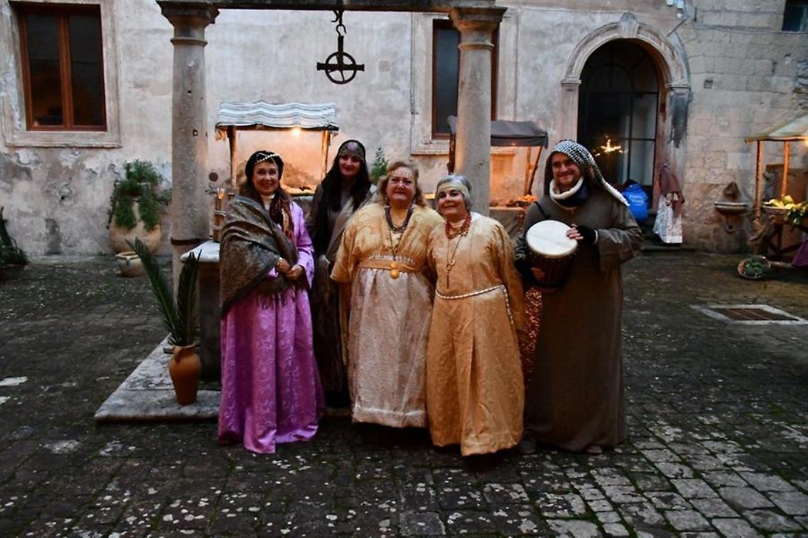 Presepe vivente Tarquinia: oltre 1600 visitatori nel monastero di Santa Lucia