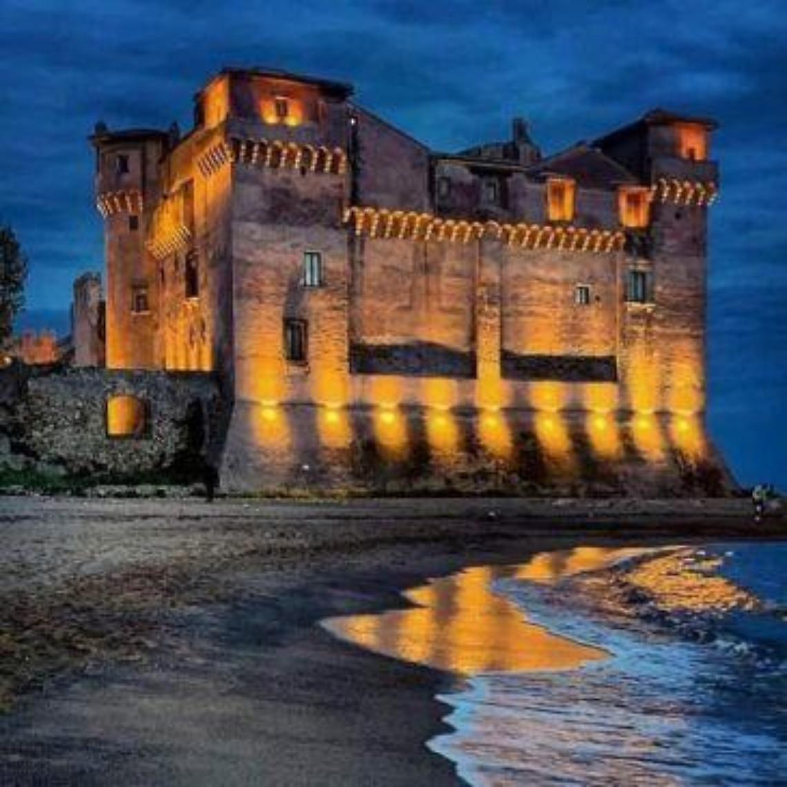 Castello di Santa Severa illuminato, soddisfatto il coordinatore della Lega Giuseppe Maddaloni
